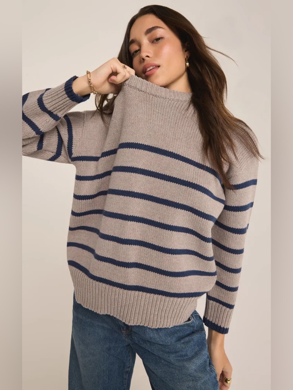 Z SUPPLY • BOYFRIEND STRIPE SWEATER